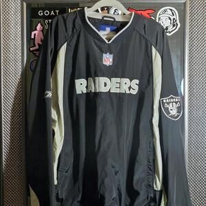 Reebok NFL Raiders Team Apparel On Field Sports Jacket XL